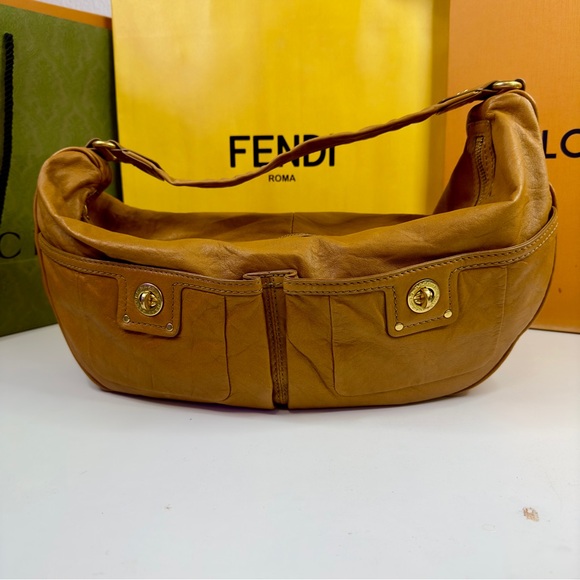 🌸 Marc by Marc Jacobs 🌸 Tab Boho Leather Hobo Shoulder Bag - Picture 5 of 8